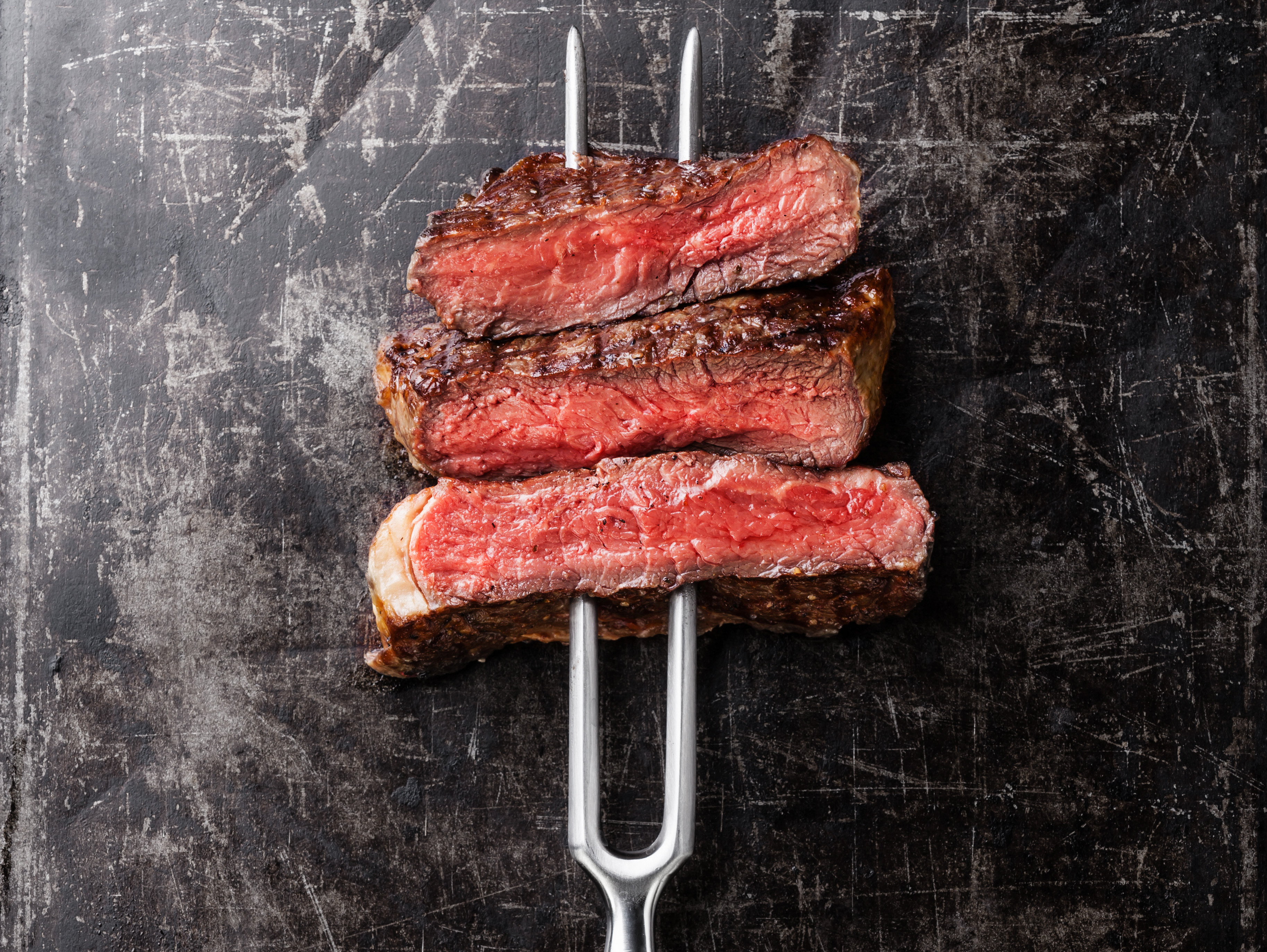 Meat prepared for the grill